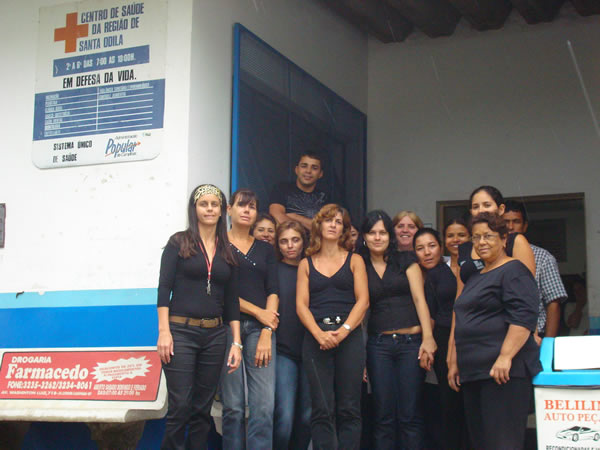 Funcionários Protestam contra condições no  CS Santa Odila / 2009
