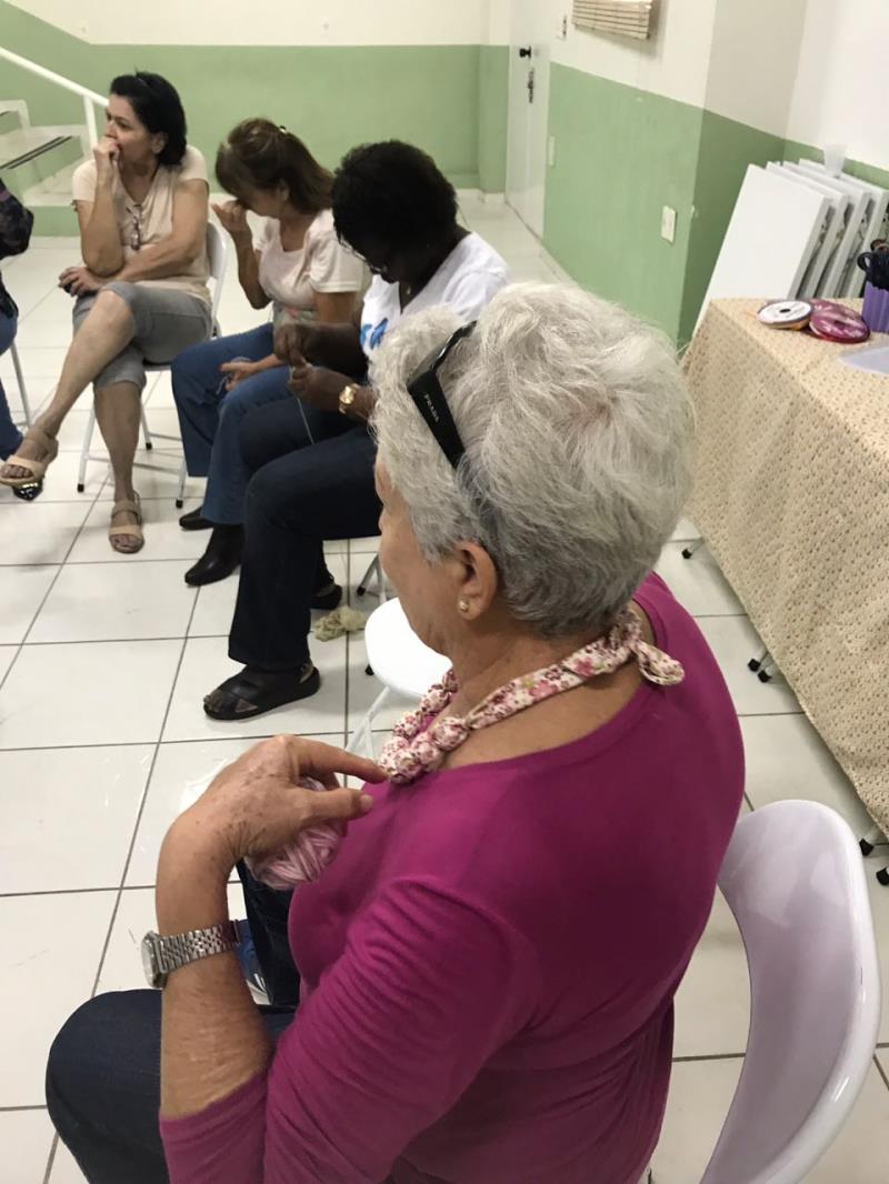 Ateliê Tricô em Dedo (Cachecol)