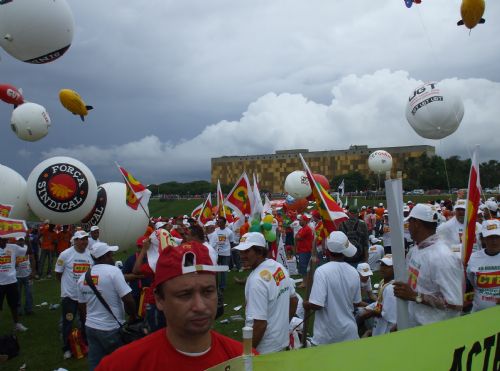 6ª Marcha da Classe Trabalhadora - pela redução de jornada sem redução salarial.