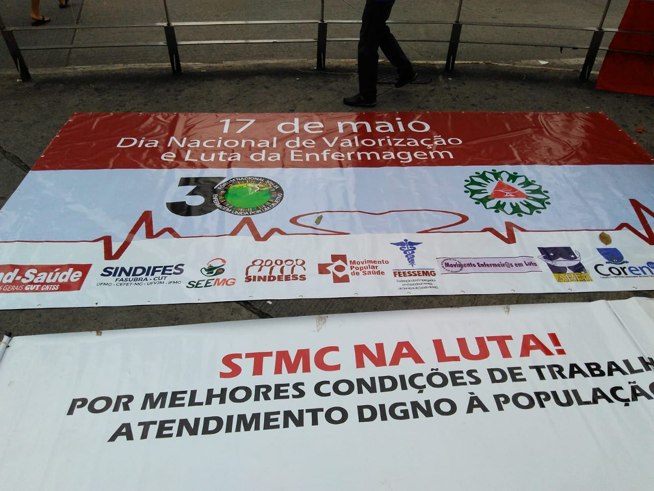 Diretores do STMC participam de Manifestação da Saúde