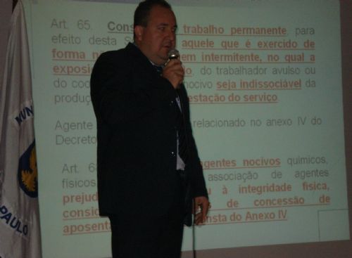Palestra sobre Aposentadoria Especial com Dr. Mauri