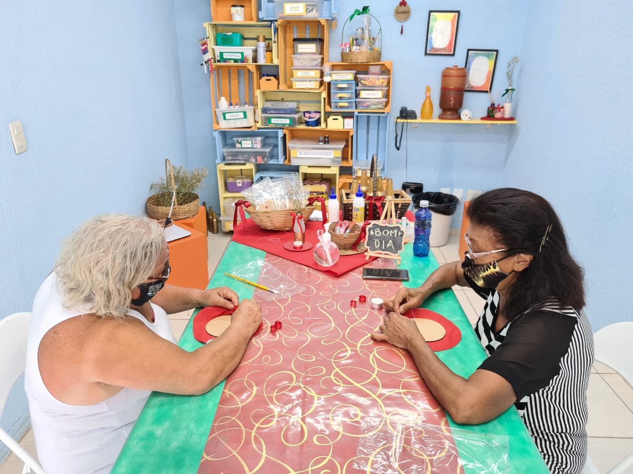 Casa dos Aposentados/as - Ateliê de Natal - Novembro de 2021