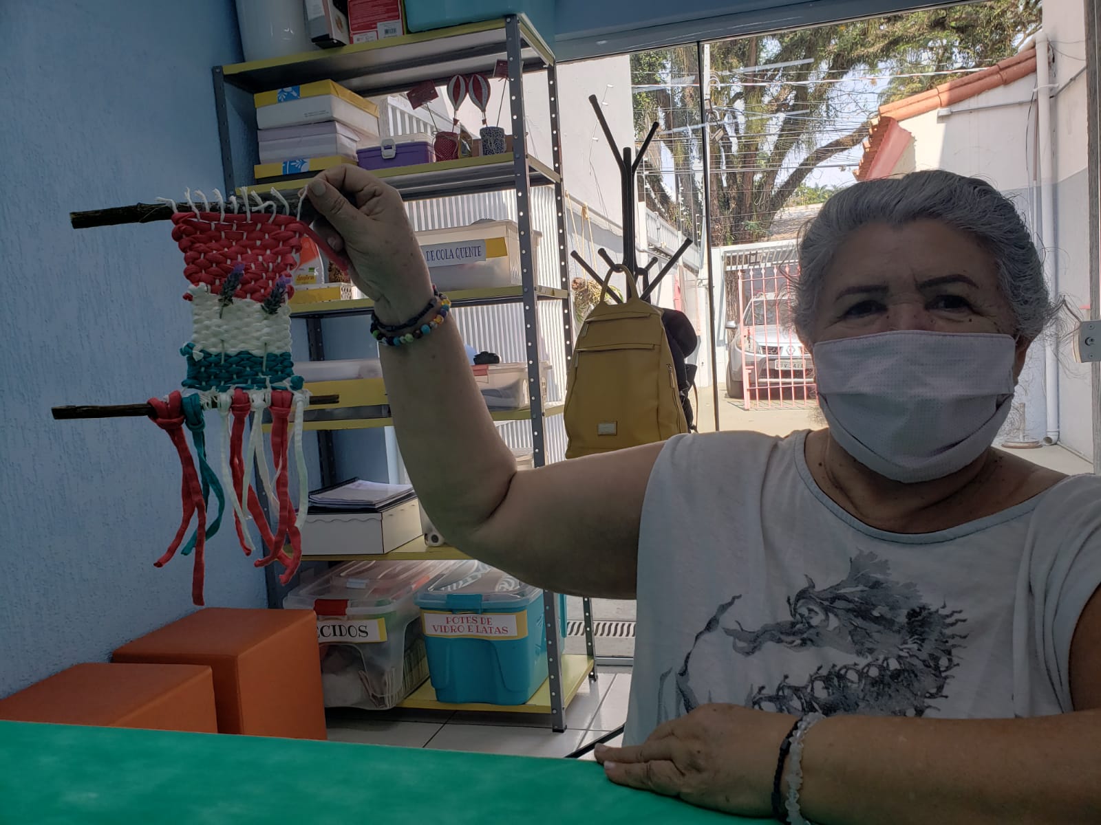 Casa dos Aposentados/as - Ateliê: Mini Tear - Agosto de 2021