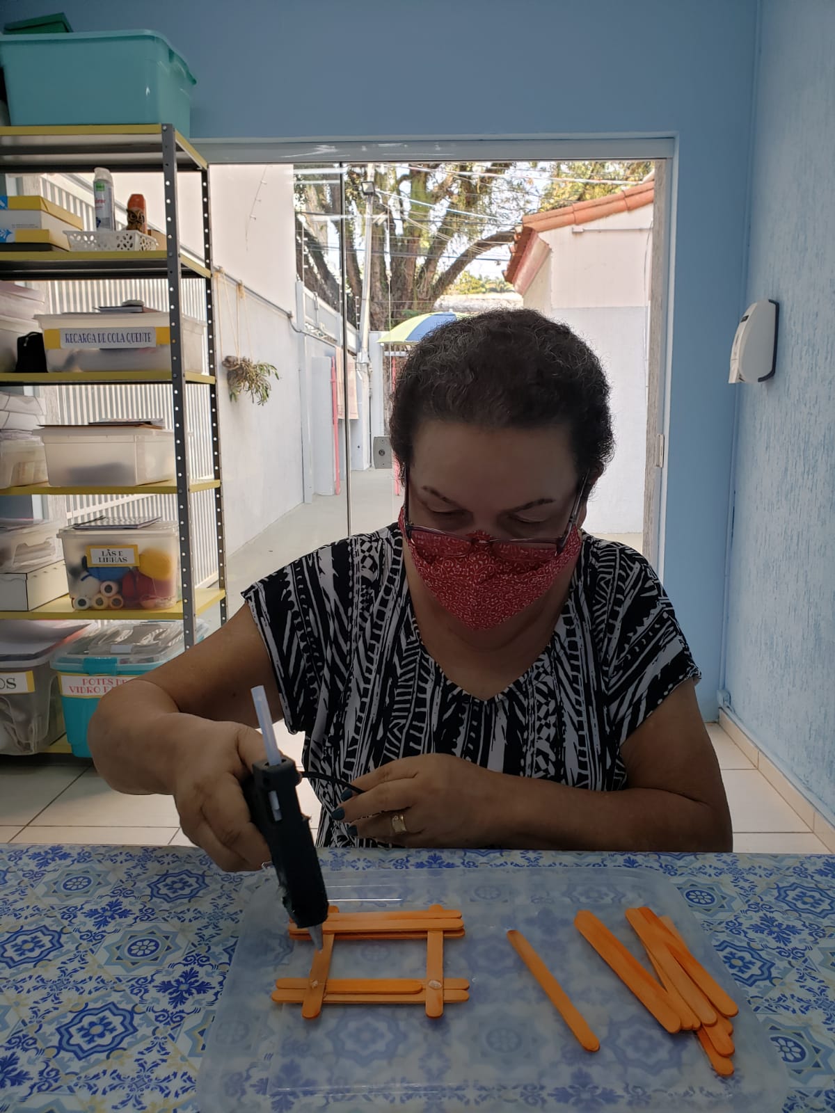 Casa dos Aposentados/as - Ateliê: Porta Retrato - Agosto de 2021