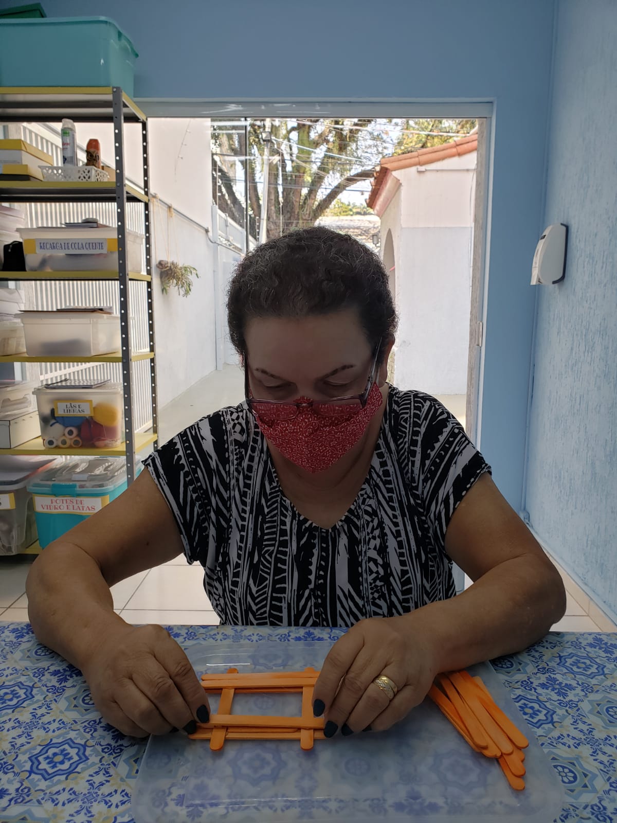 Casa dos Aposentados/as - Ateliê: Porta Retrato - Agosto de 2021