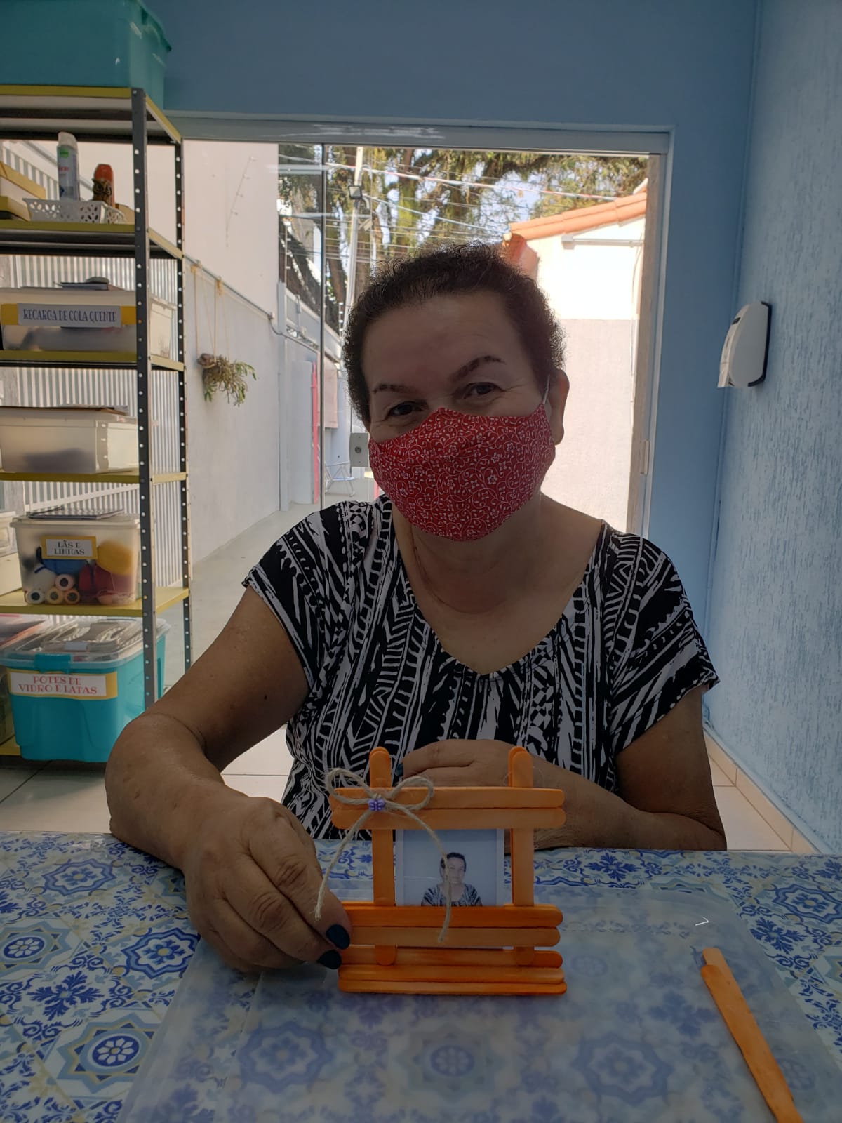 Casa dos Aposentados/as - Ateliê: Porta Retrato - Agosto de 2021