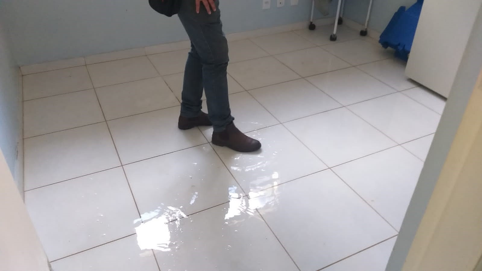 Vistoria CS Cássio Raposo do Amaral - Danos com a chuva - Janeiro de 2023