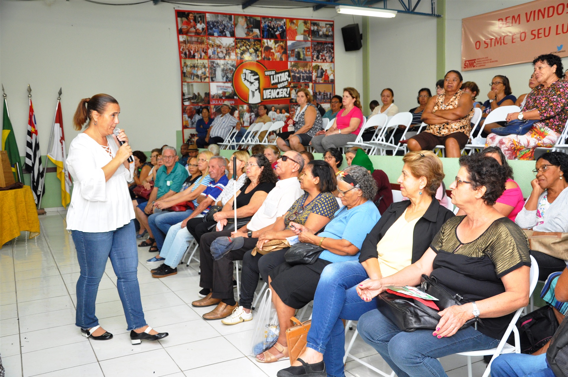 Plenária dos Aposentados/as, Sorteios para Passeios e a entrega da Carteira de Identificação