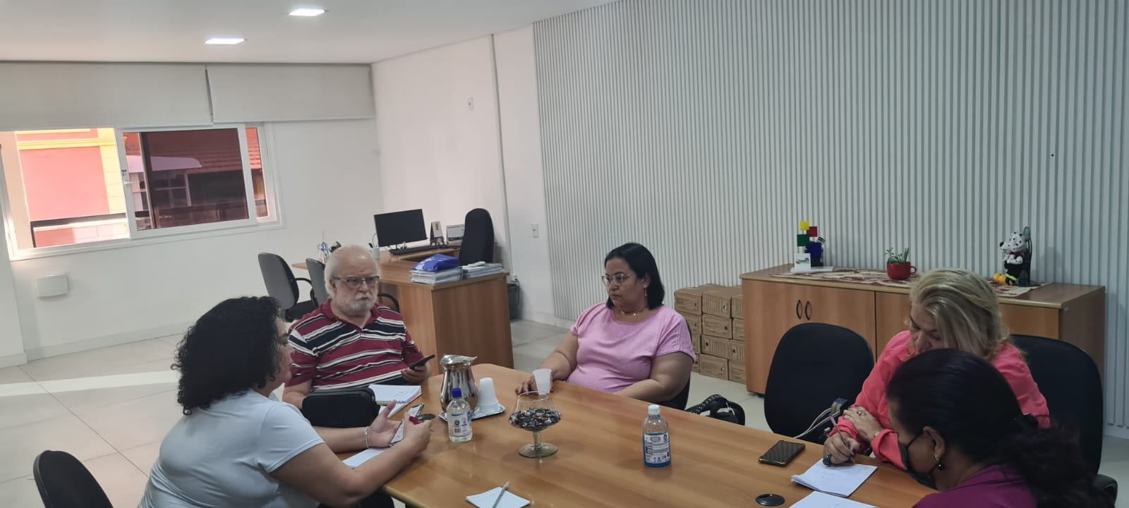 Reunião da Direção do STMC com o secretário de Educação, José Tadeu Jorge - Agosto de 2022