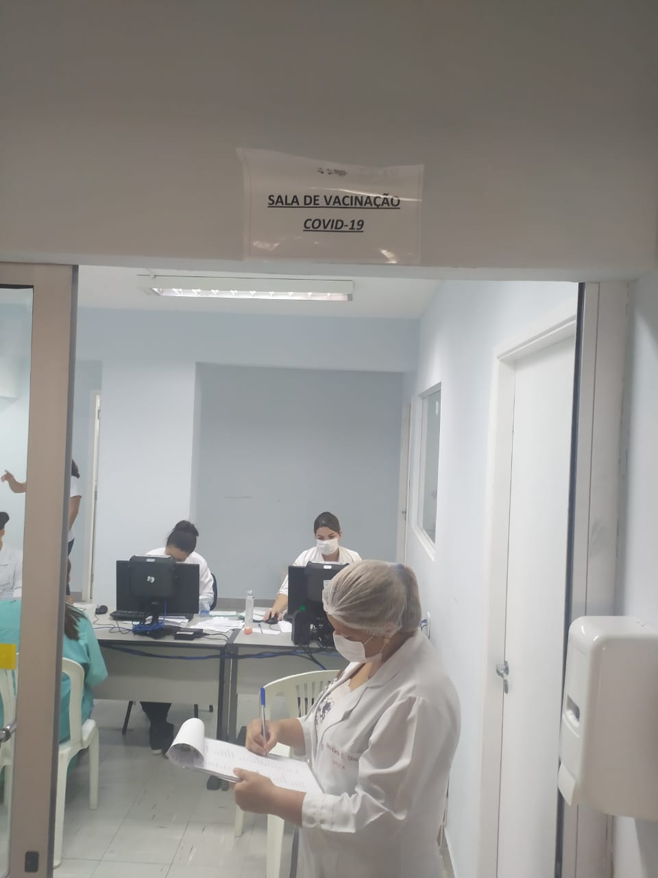 STMC - Vacinação contra Covid-19 na Saúde - Janeiro de 2021