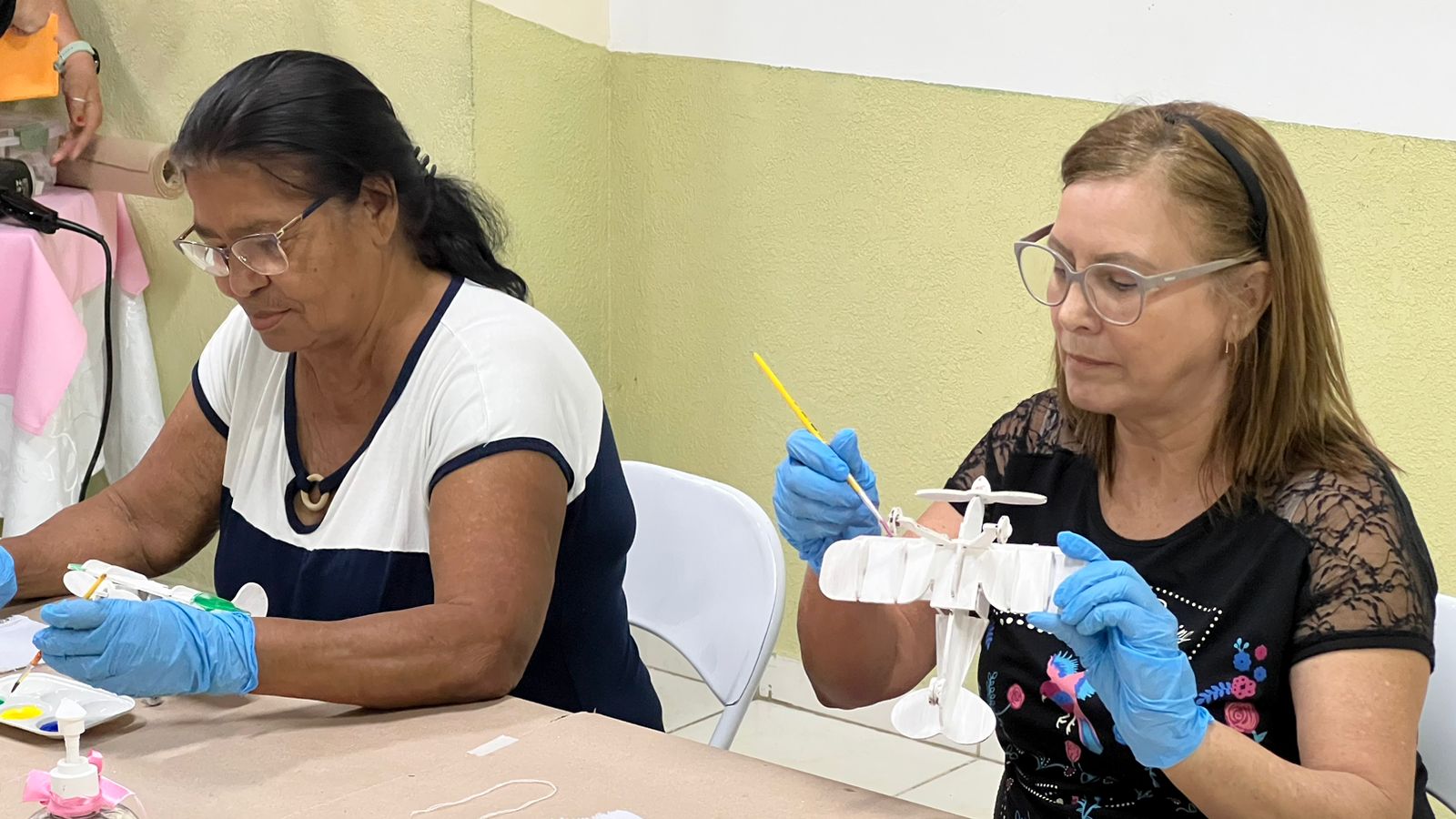 Casa dos Aposentados/as - Pintura no MDF - Agosto de 2023	