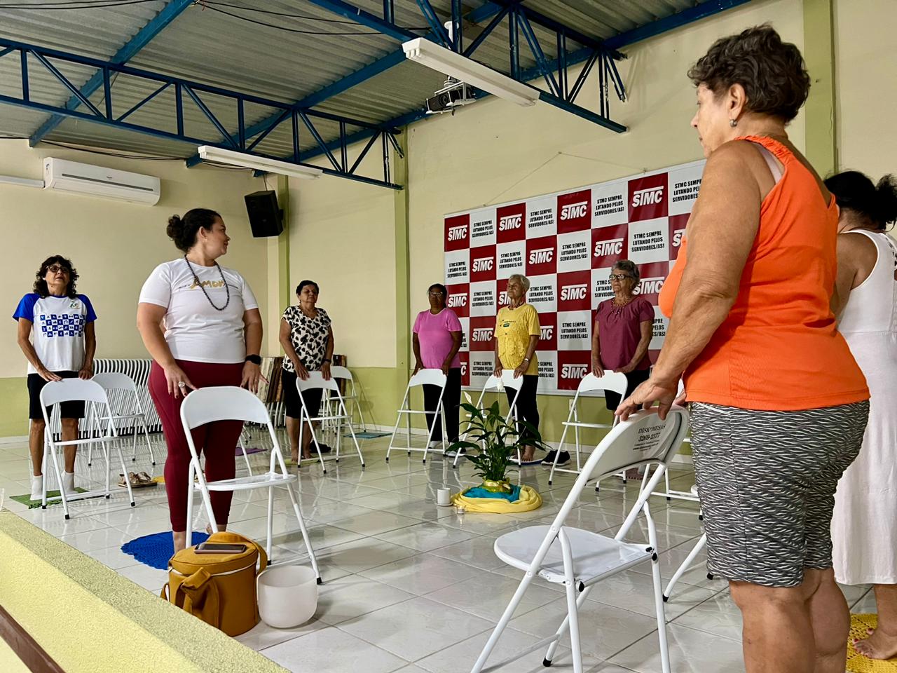 Casa dos Aposentados/as - Yoga com Gleyce Boré - Fevereiro de 2024