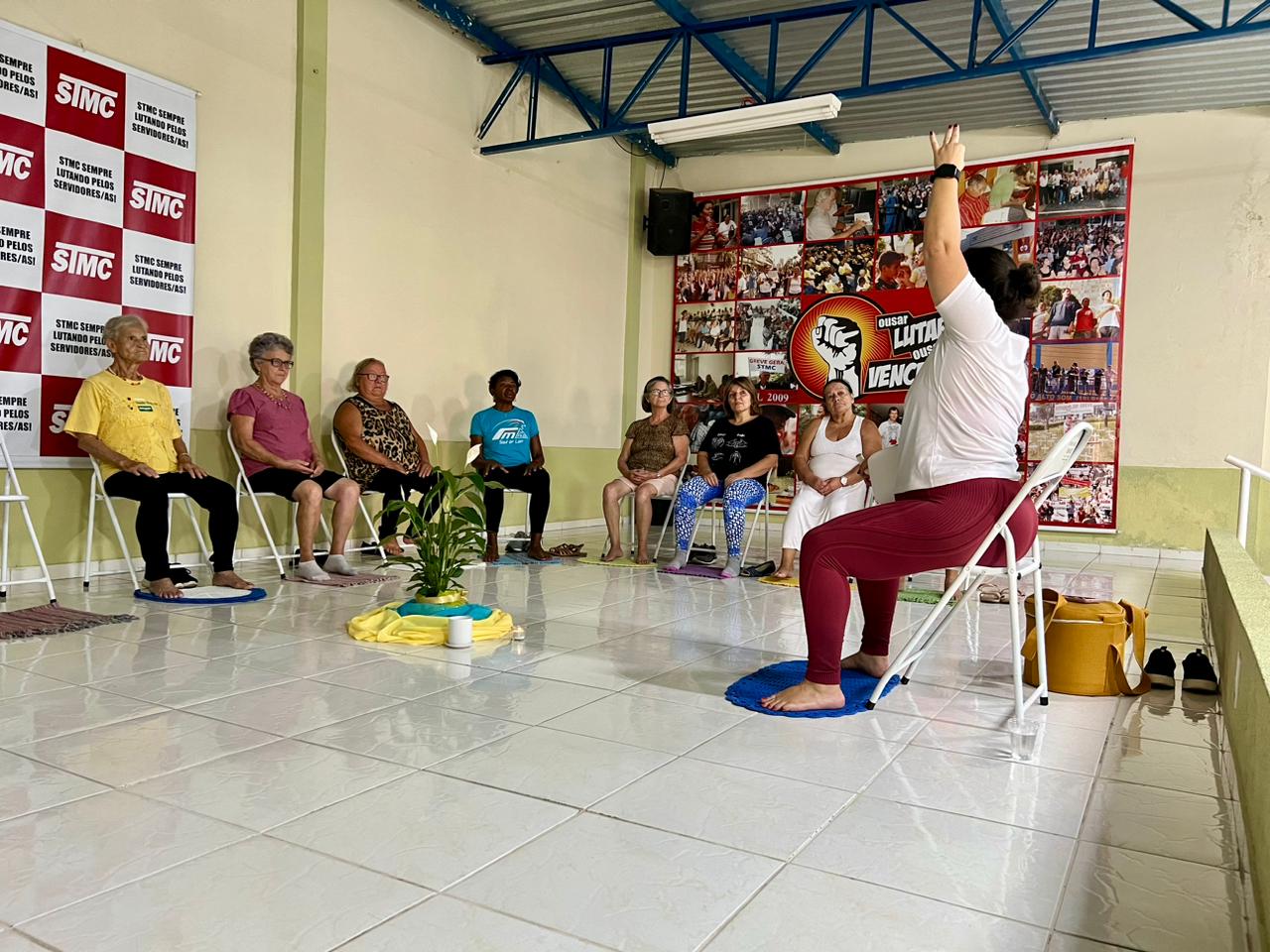 Casa dos Aposentados/as - Yoga com Gleyce Boré - Fevereiro de 2024