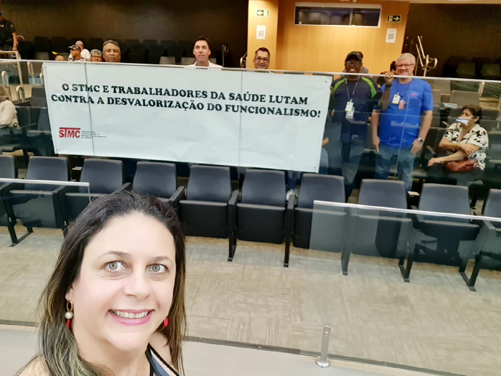 STMC - Protesto na Câmara contra o PLC n° 08/2024 - Abril de 2024	