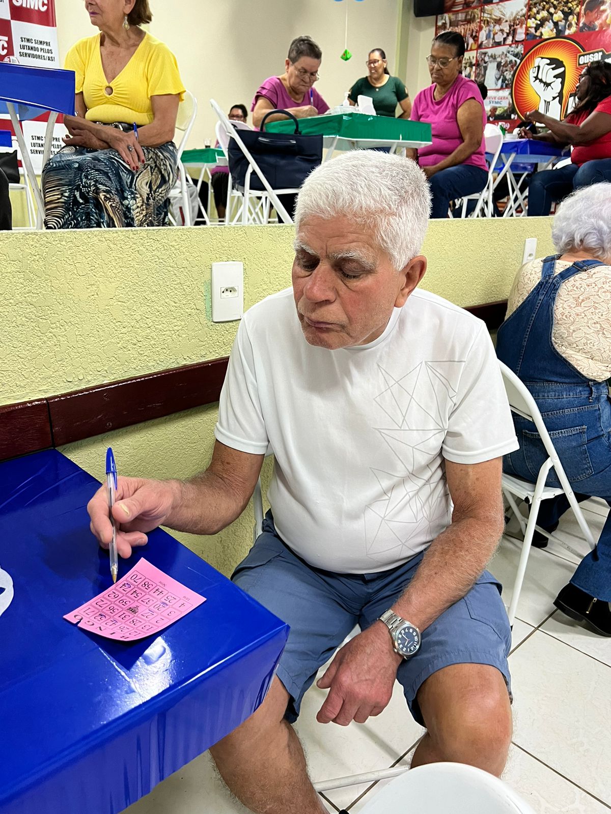 Casa dos Aposentados/as - Bingo de Dia dos Pais - Agosto de 2024