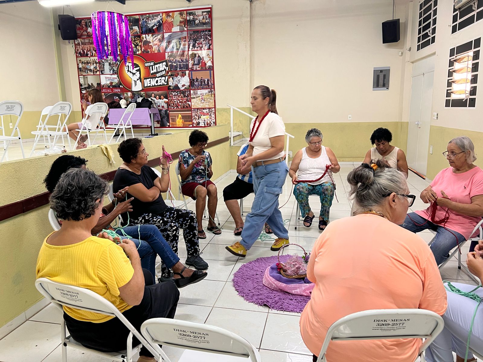 Casa dos Aposentados/as - Colar de Dedos - Março de 2025