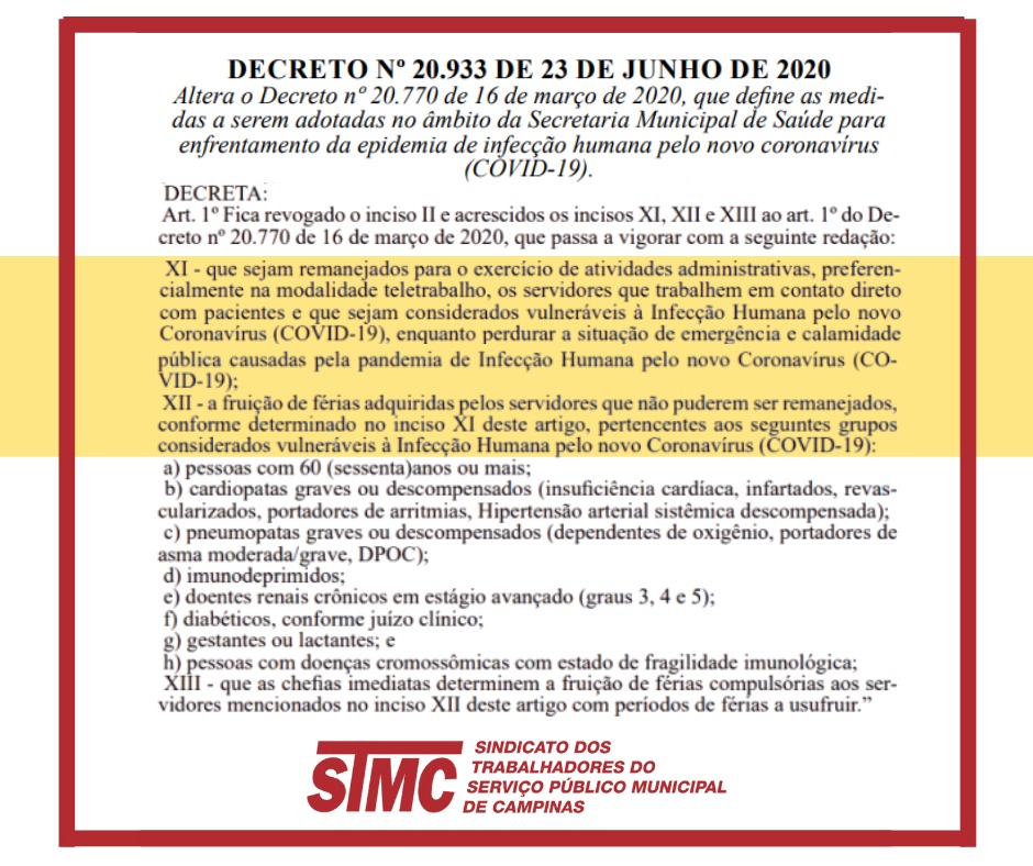 Campinas publica novo decreto de calamidade pública na pandemia da