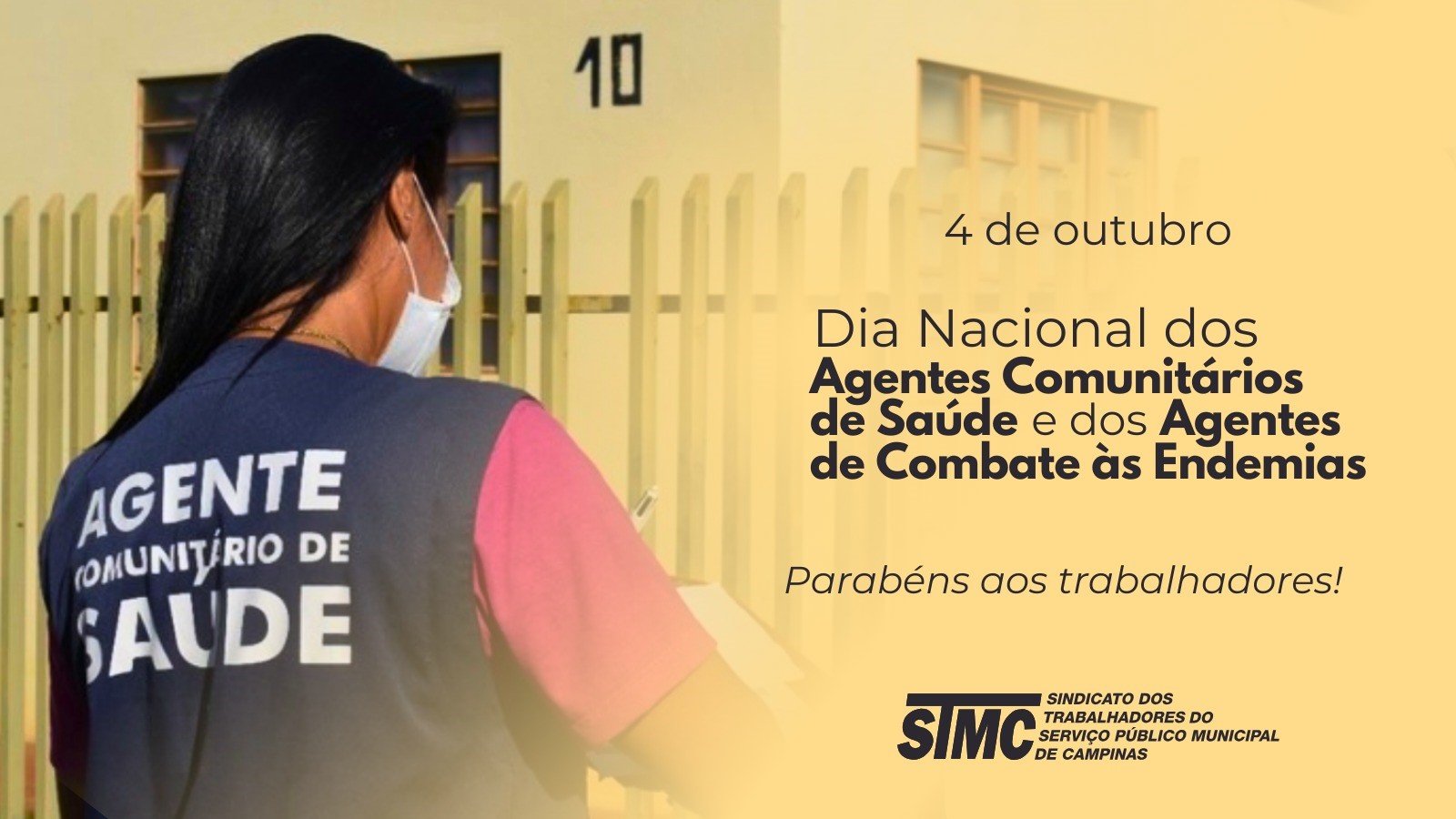 O STMC celebra com os companheiros e companheiras o Dia dos ACS e ACEs!