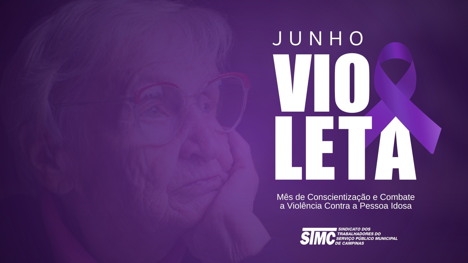 O STMC e a Casa dos Aposentados estão engajados nas ações do Junho Violeta, que é o Mês de Conscientização e Combate à Violência Contra a Pessoa Idosa.