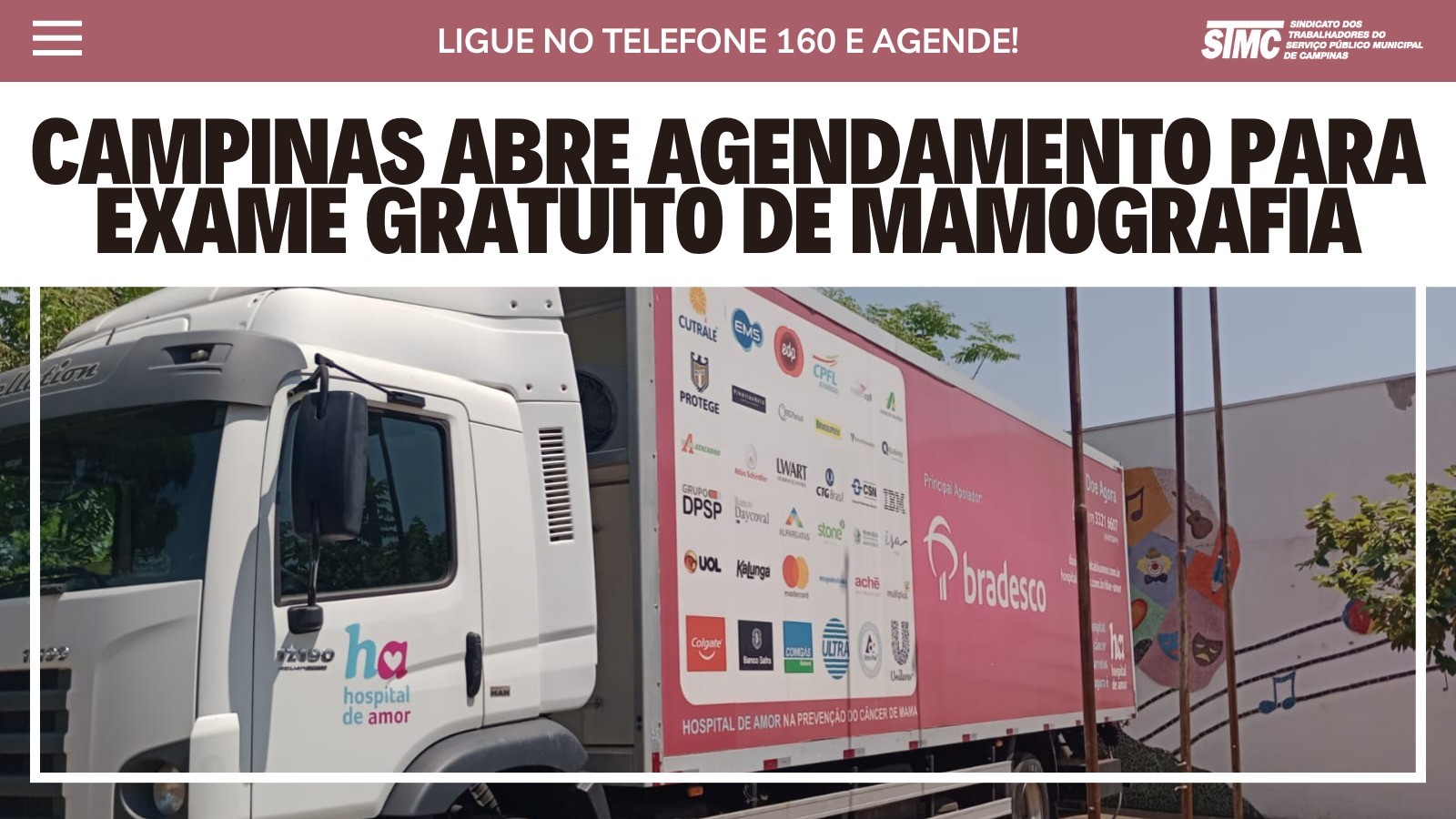 Outubro Rosa: está aberto o agendamento para mamografias gratuitas no Hospital do Amor.