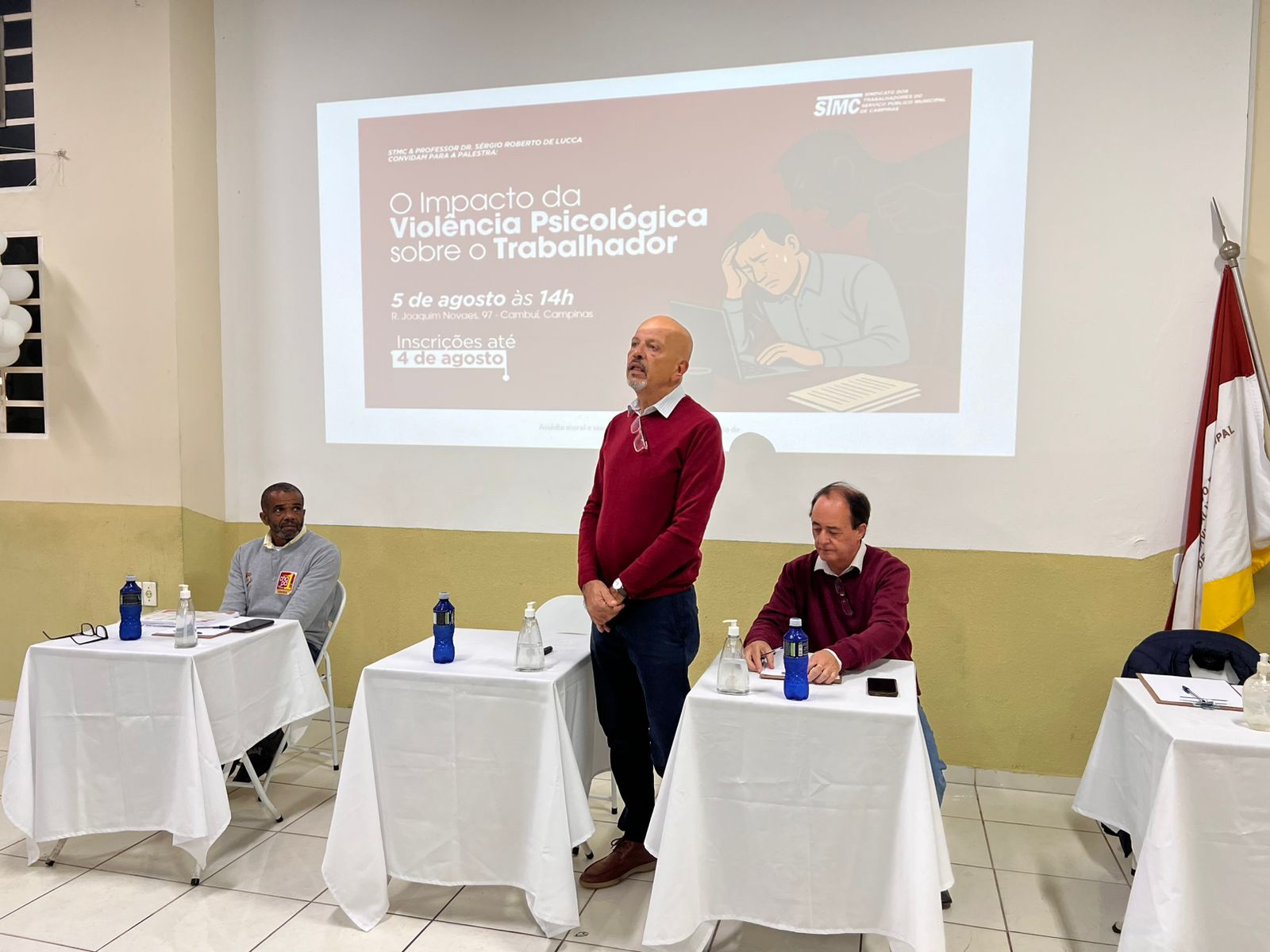STMC – Palestra: “O impacto da violência psicológica sobre o trabalhador” - Agosto de 2025