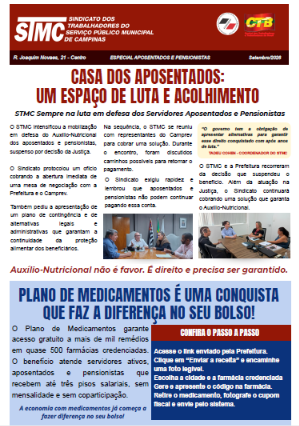 Boletim dos Aposentados e Pensionistas - Setembro 2026