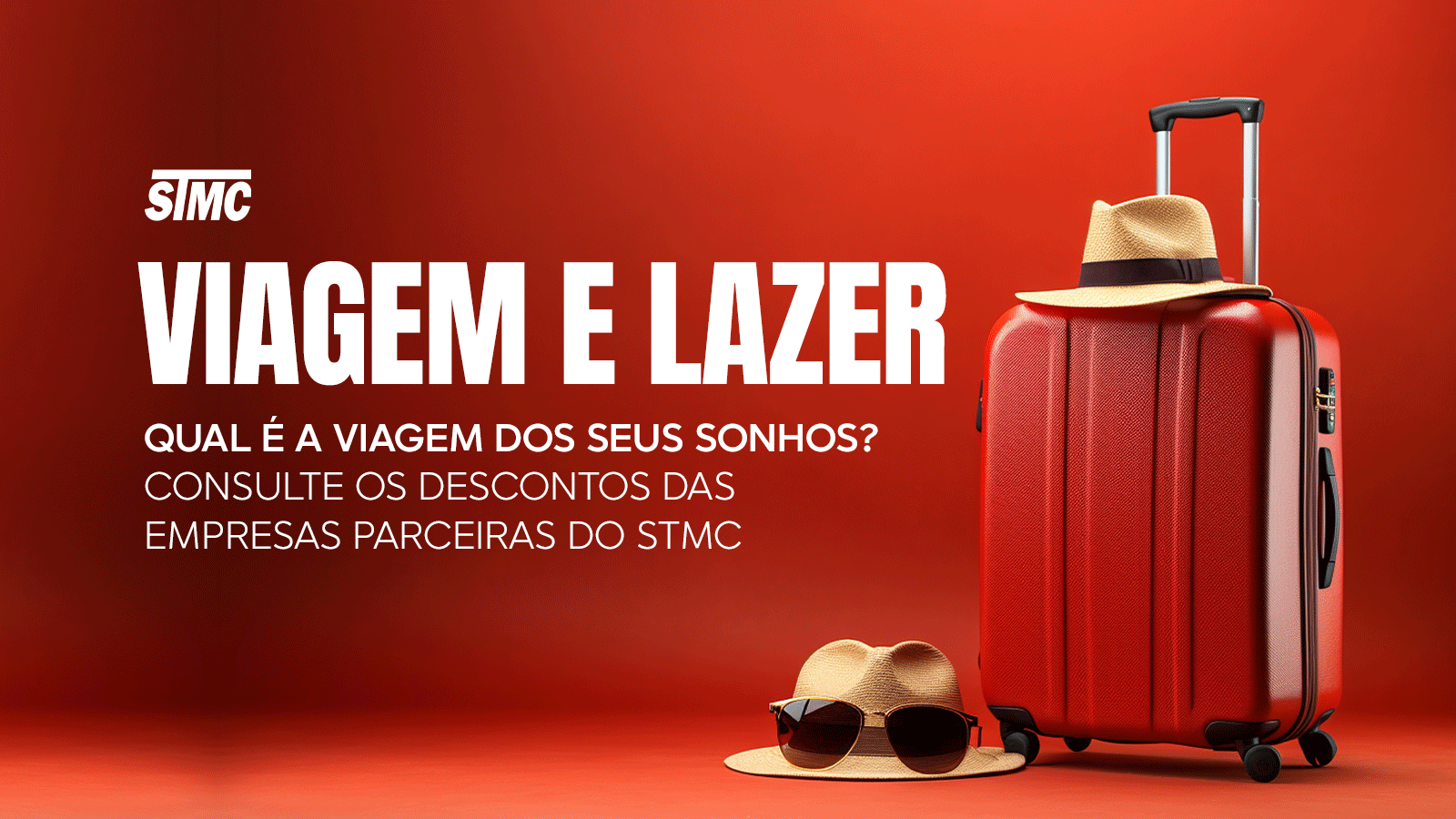 Viajar ficou fácil e mais barato com as empresas parceiras do STMC.