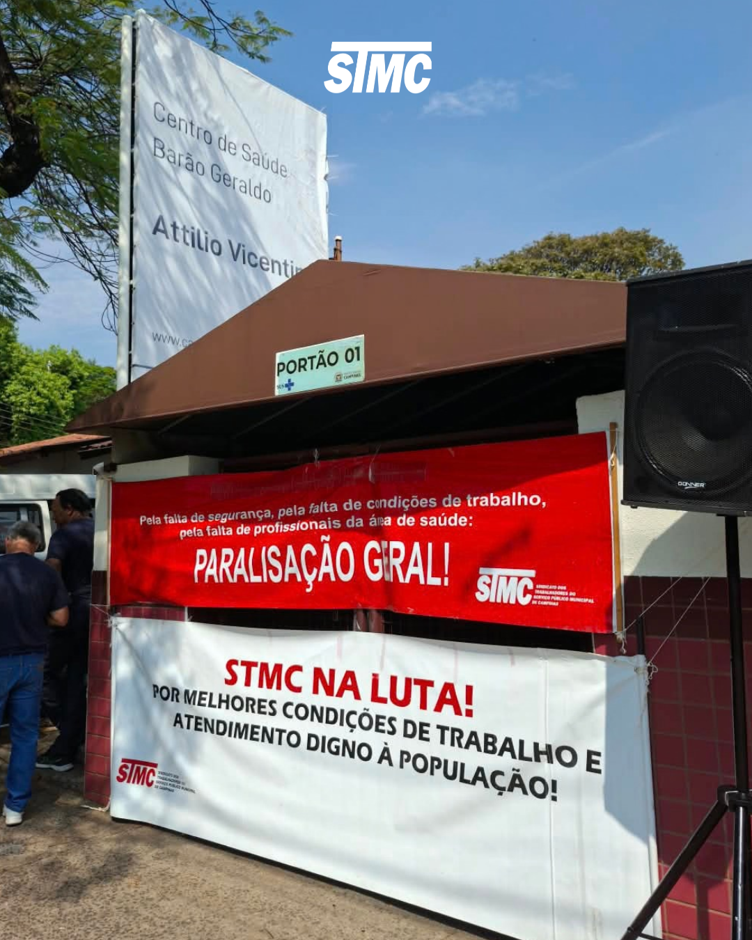 Trabalhadores do CS Barão Geraldo paralisam atividades por melhores condições de trabalho
