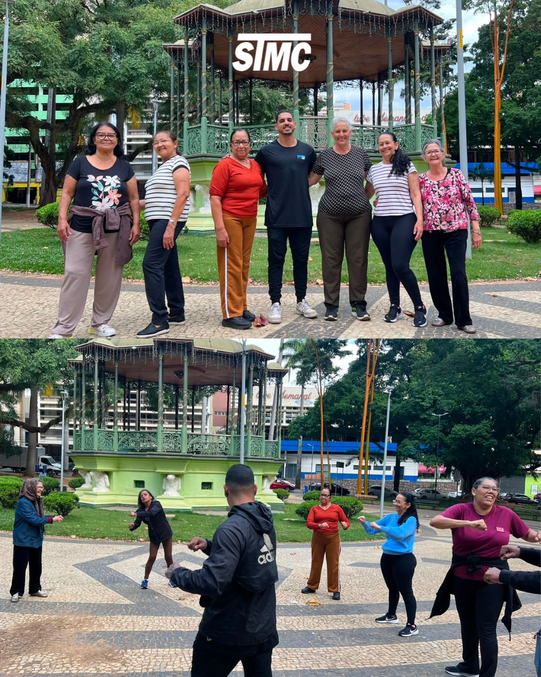 Casa dos Aposentados realiza manhã de ginástica ao ar livre