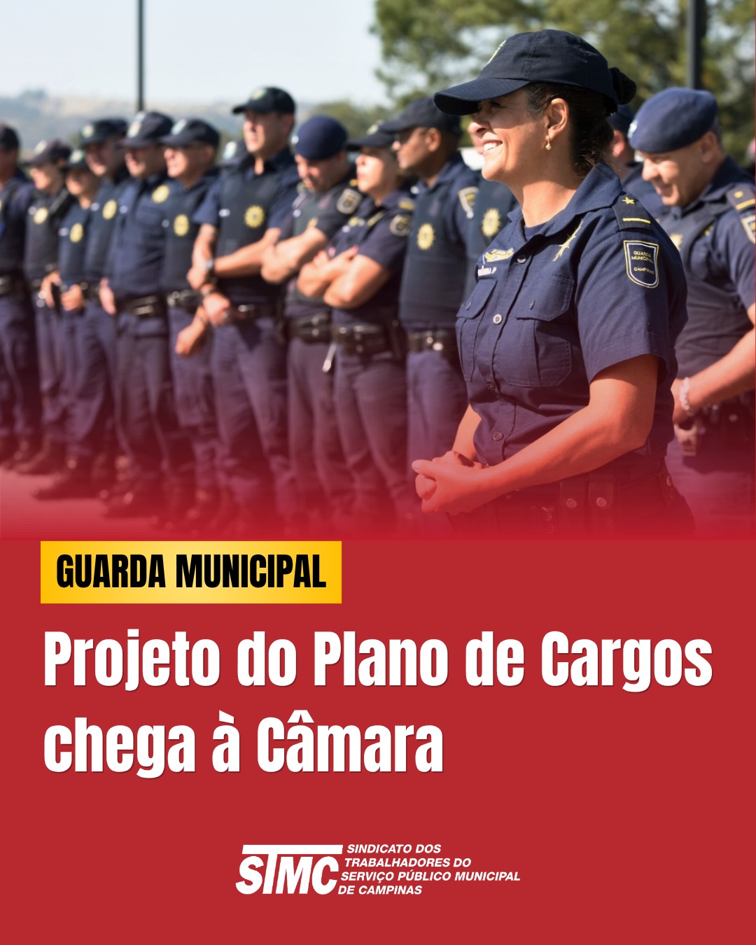 Projeto do Plano de Cargos da Guarda Municipal chega à Câmara