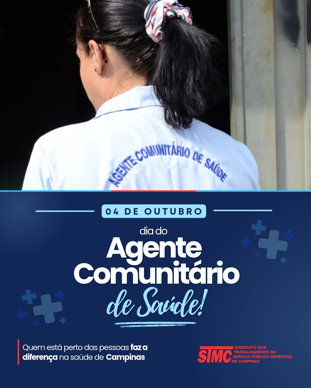 Dia 4 de outubro comemoramos o Dia dos Agentes Comunitários de Saúde