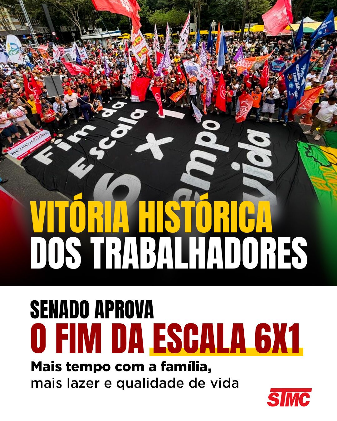 Senado aprova fim da escala 6x1 em vitória histórica dos trabalhadores brasileiros