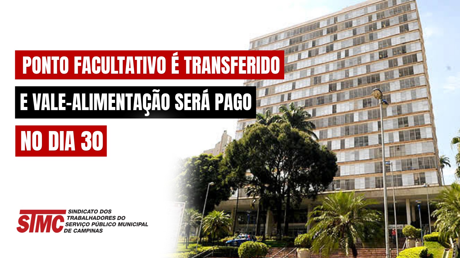 Mudança foi autorizada após ofício do STMC